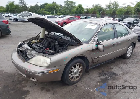 2004 Mercury Sable Ls Premium из США, поврежденный, VIN 1MEFM55S44A605059